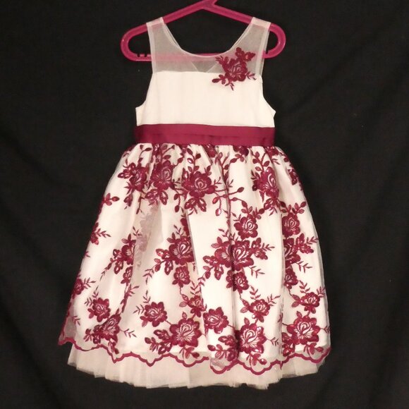AMERICAN PRINCESS | size 6X / 7 | Girls' Floral Embroidered Party Dress | NWOT - Picture 1 of 16
